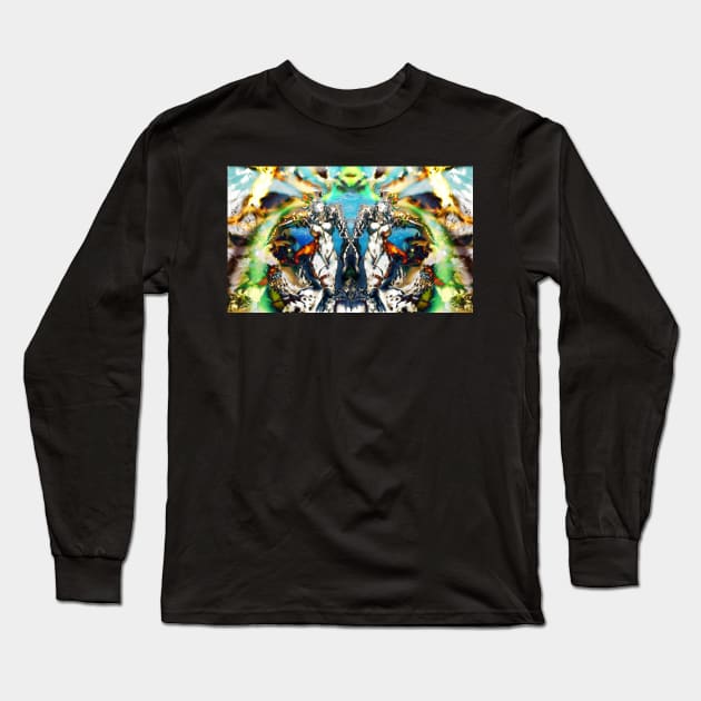 Venusia Silverage [Digital Figure Drawing-Multi-Coloured Mix] Long Sleeve T-Shirt by grantwilson